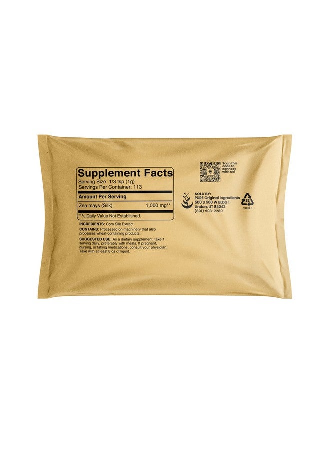 PURE ORIGINAL INGREDIENTS Pure Original Ingredients Corn Silk Extract Herbal Supplement (4 oz), Always Pure, No Additives - Image 2
