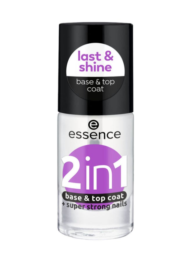 ايسنس 2 In 1 Base And Top Coat clear - Image 1