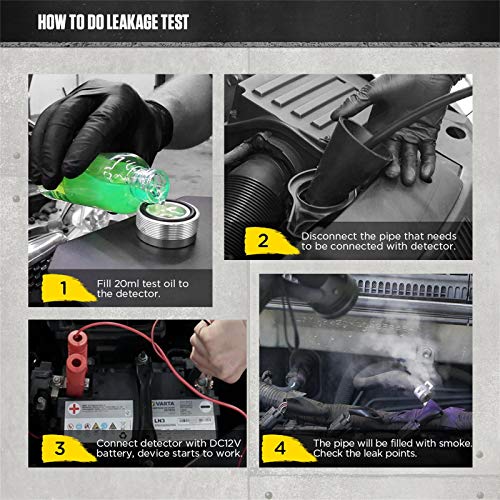 Autool Automotive Smoke Leak Detector Tester EVAP Smoke Machine with Dual Mode - Image 3