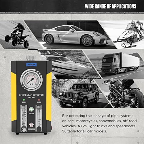 Autool Automotive Smoke Leak Detector Tester EVAP Smoke Machine with Dual Mode - Image 4