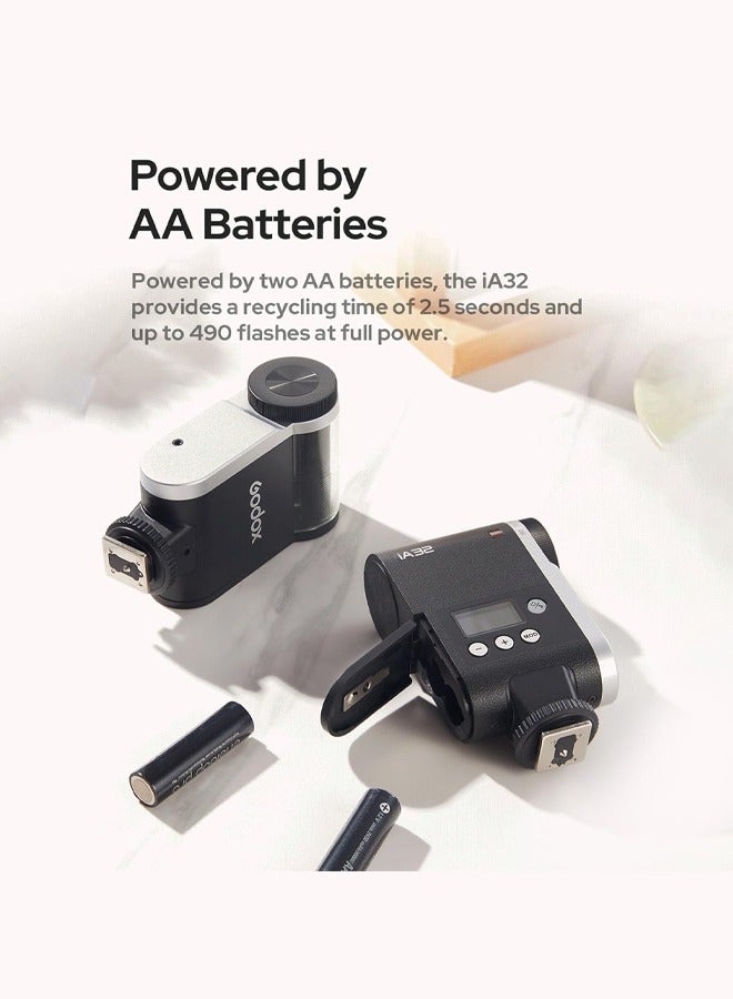 Godox Godox iA32 iFlash Camera Flash Mini Speedlite GN15 A/M Mode with S1/S2 Optial Trigger Tiltable Flash Head for Fuji,Canon,Nikon,Sony,Olympus,Panasonic Camera - Image 4