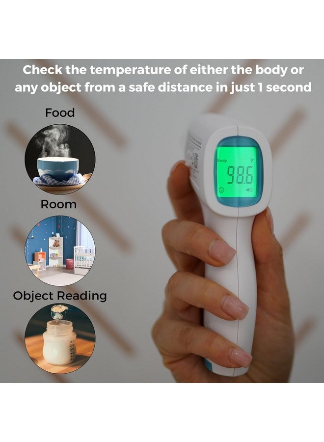 MOBi No Touch Thermometer for Baby, Kids, & Adults, Touchless Infrared Thermometer with High Fever Indicator, Non Contact Forehead Digital Thermometer with Object Temperature Mode, Easy to Use - Image 4