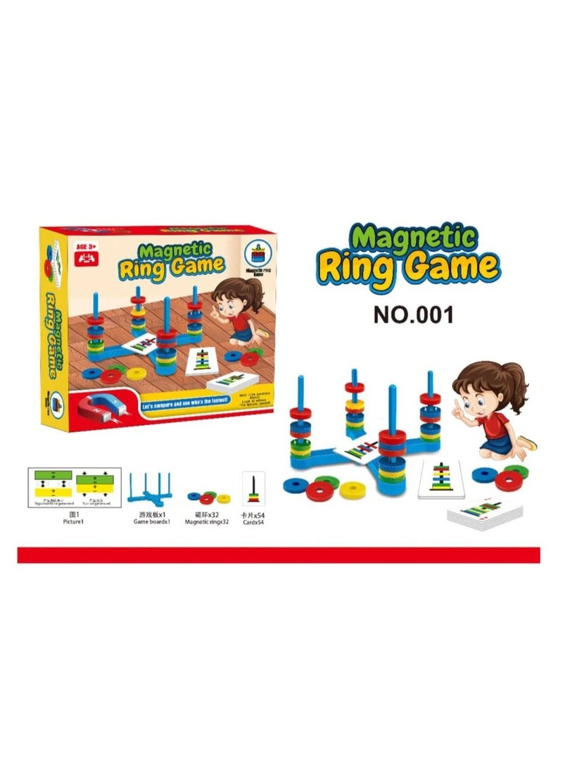 Magnetic Ring Challenge Game – Fun Educational Activity for Kids (Ages 4+) - Image 1