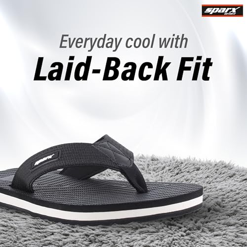 SPARX mens SF0549G Blackwhite Flip-Flop - 7 UK (SF0549GBKWH0007) - Image 3