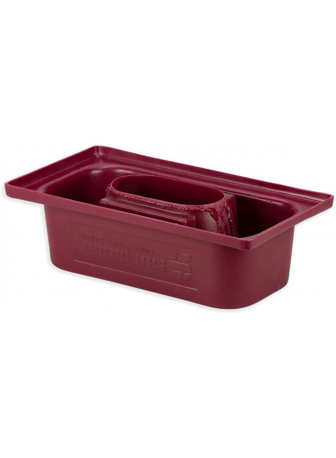 San Jamar San Jamar - KA1951RD KA1951 Katchall Rugged Flatware Retriever Depth, Red, for Slim Rectangular Trash Container  - Image 2