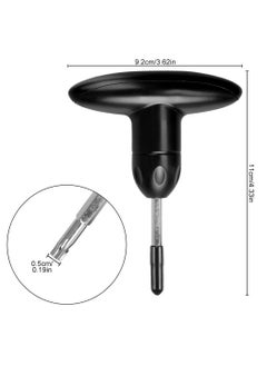 Excefore Golf Driver Wrench, Golf Shaft Adapter Tool Replace Adjustment Golf Handle Wrench Adapter Torque Tool Screwdriver Black  - Image 2