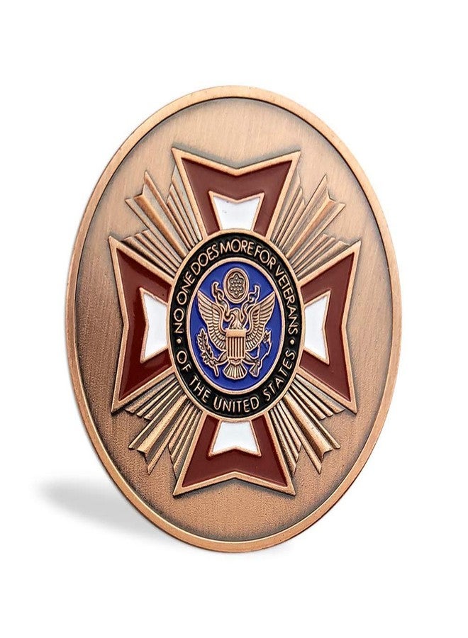 Glamtune USA Proud Military Family Military Challenge Coin Veteran Medallion (Bronze) - Image 2