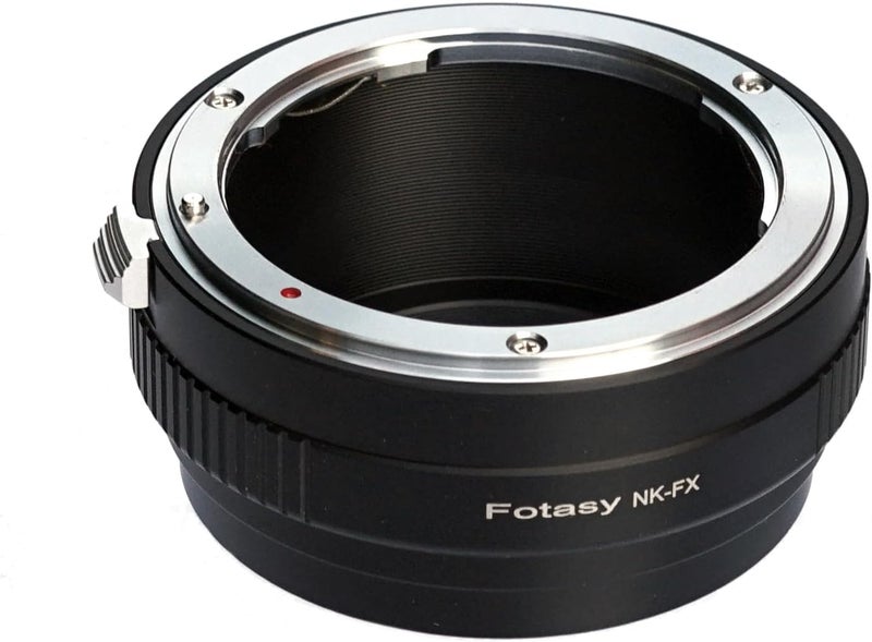 Fotasy Copper Nikkor Lens to Fuji X Adapter - NK F Mount to X Adapter for Fujifilm Cameras - Image 1