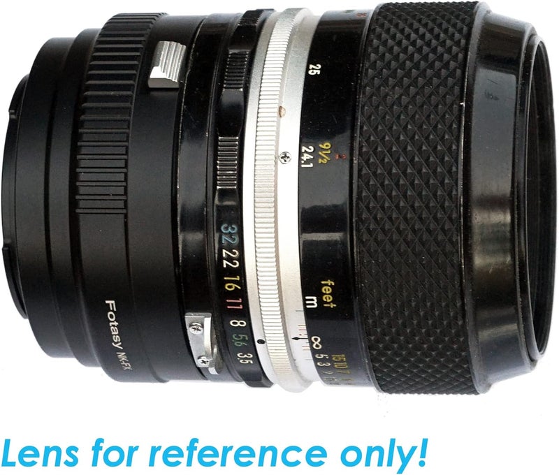 Fotasy Copper Nikkor Lens to Fuji X Adapter - NK F Mount to X Adapter for Fujifilm Cameras - Image 5