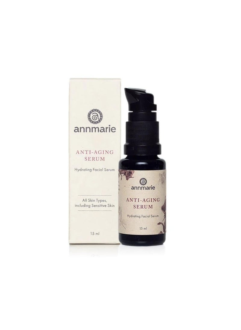 Annmarie Skin Care Annmarie Skin Care Anti-Aging Serum - Aloe-Vera Based Serum with Hyaluronic Acid & Herbal Extracts. Firming Serum for Dry Skin, Fine Lines & Wrinkles, For All Skin Types (15ml, 0.5 fl oz) 