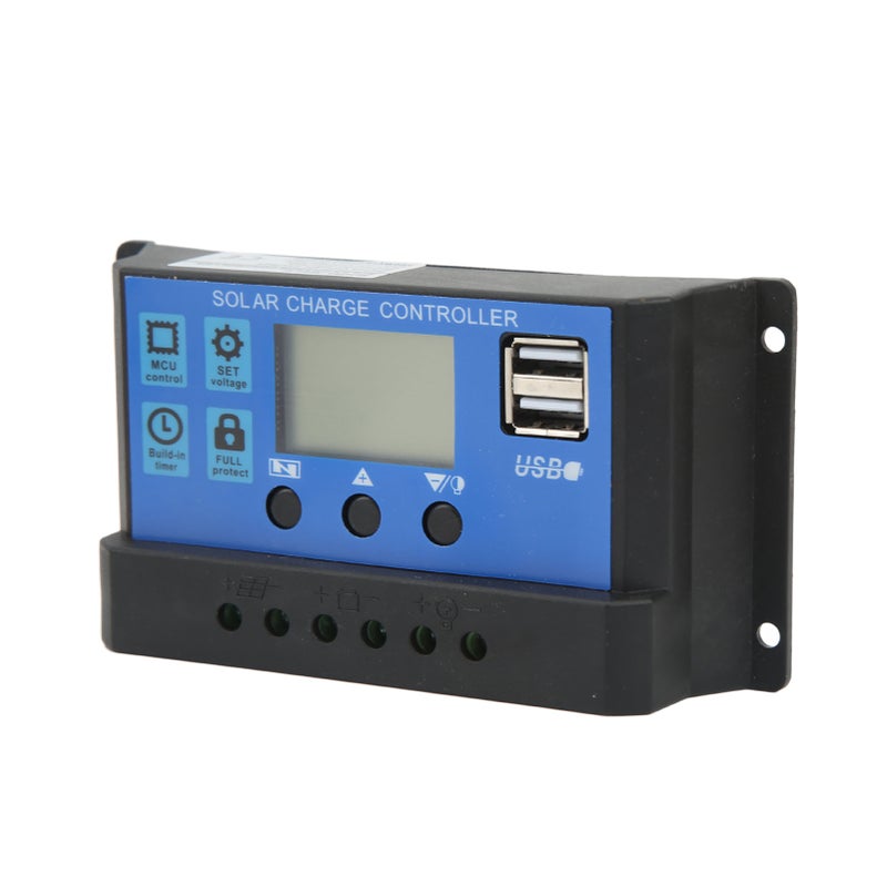 12V 24V Solar Charge Controller USB Port Overcharge Protection Solar Panel Battery Regulator with LCD Display 10A - Image 5