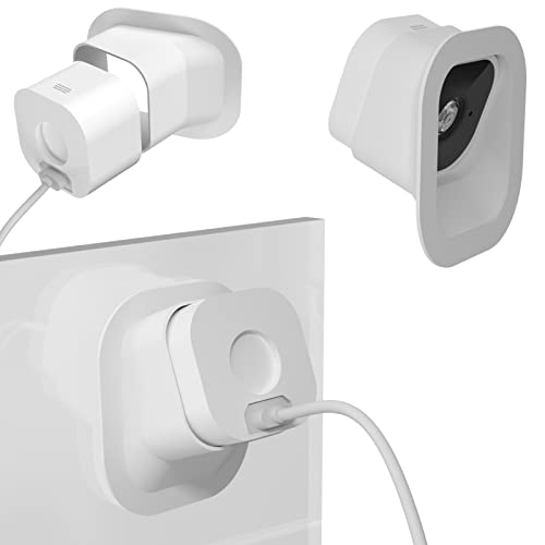 Teccle 2 Pack Angled Window Mount Bracket for Blink Mini, 20 Degrees Tilt (Up/Down/Left/Right), Get Tilt Viewing Angle (Not Compatible with Blink mini 2) - Image 1