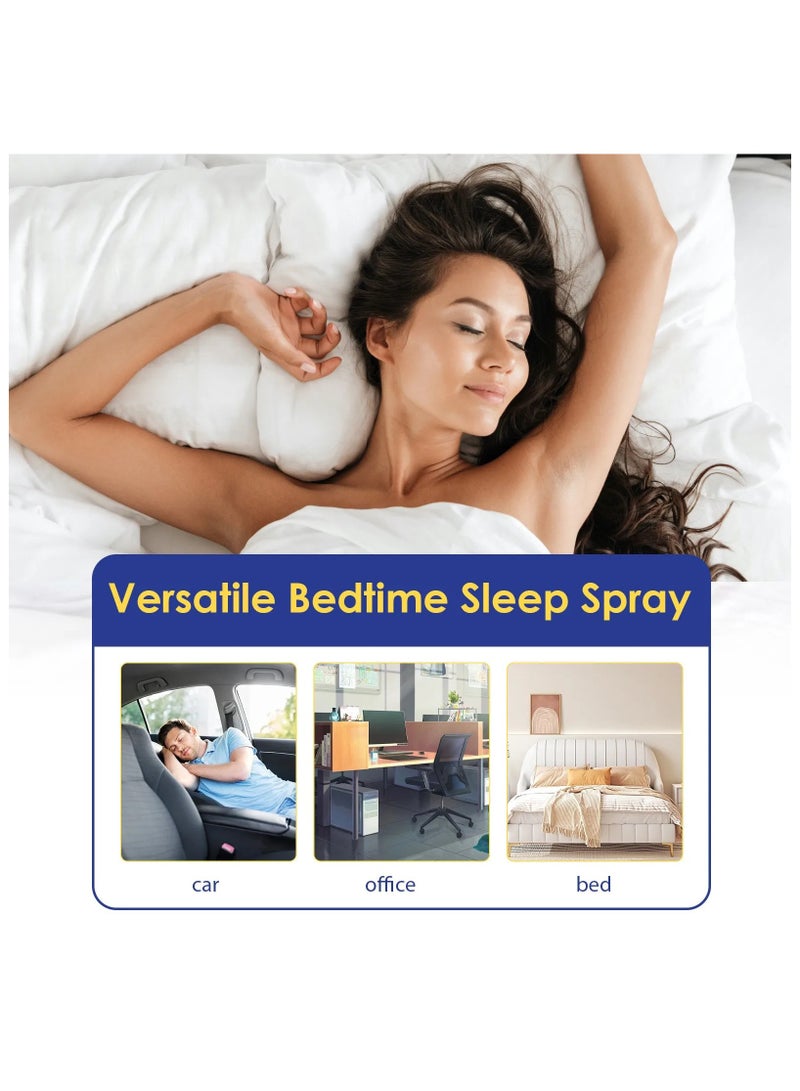 Yameem 60ml Aromatherapy Deep Sleep Improve Sleeping Spray Essential Lavender Relieve Fatigue Anxiety Help Relax Body Fall Asleep Mist - Image 5