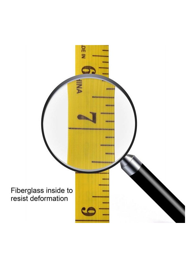 Salux Double Scale Tailor Tape Yellow/Black 3meter  - Image 3