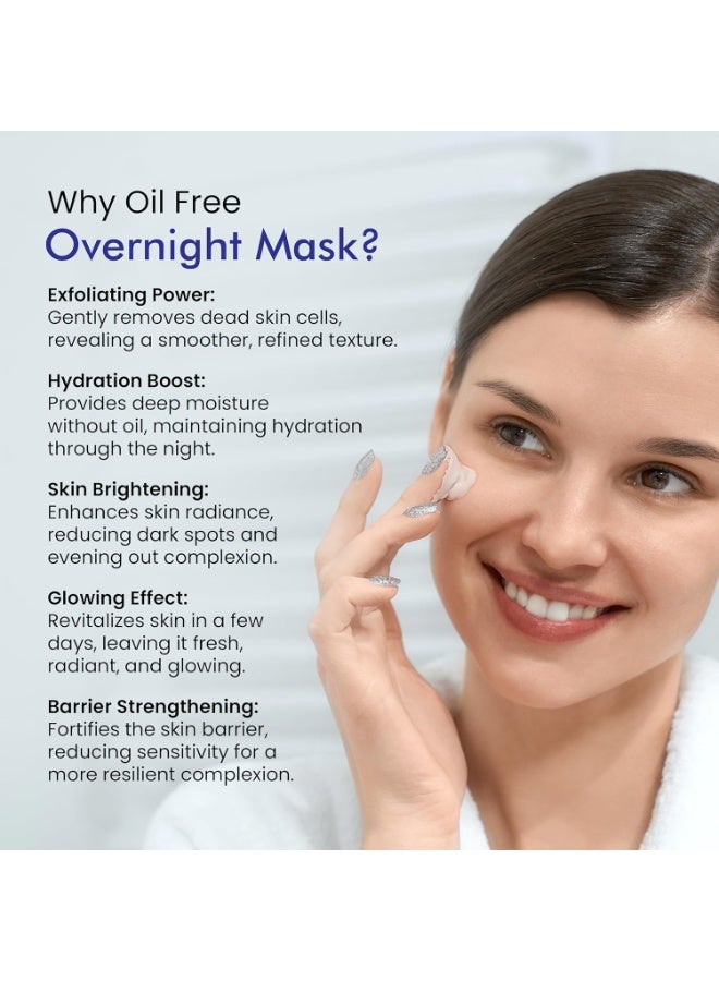 Get Nectar Happiness احصلي على قناع "Nectar Happiness Overnight Glow Mask" (الخالي من الزيوت)؛ بتركيبة غنية بمستخلص الأرز المخمر، وبيتا-جلوكان، وخلاصة الفاصوليا. يمنح البشرة إشراقة وتفتيحاً وملمساً متألقاً، كما ينعم البشرة الباهتة ويمنحها مظهراً أكثر شباباً (حجم 30 مل). - Image 3