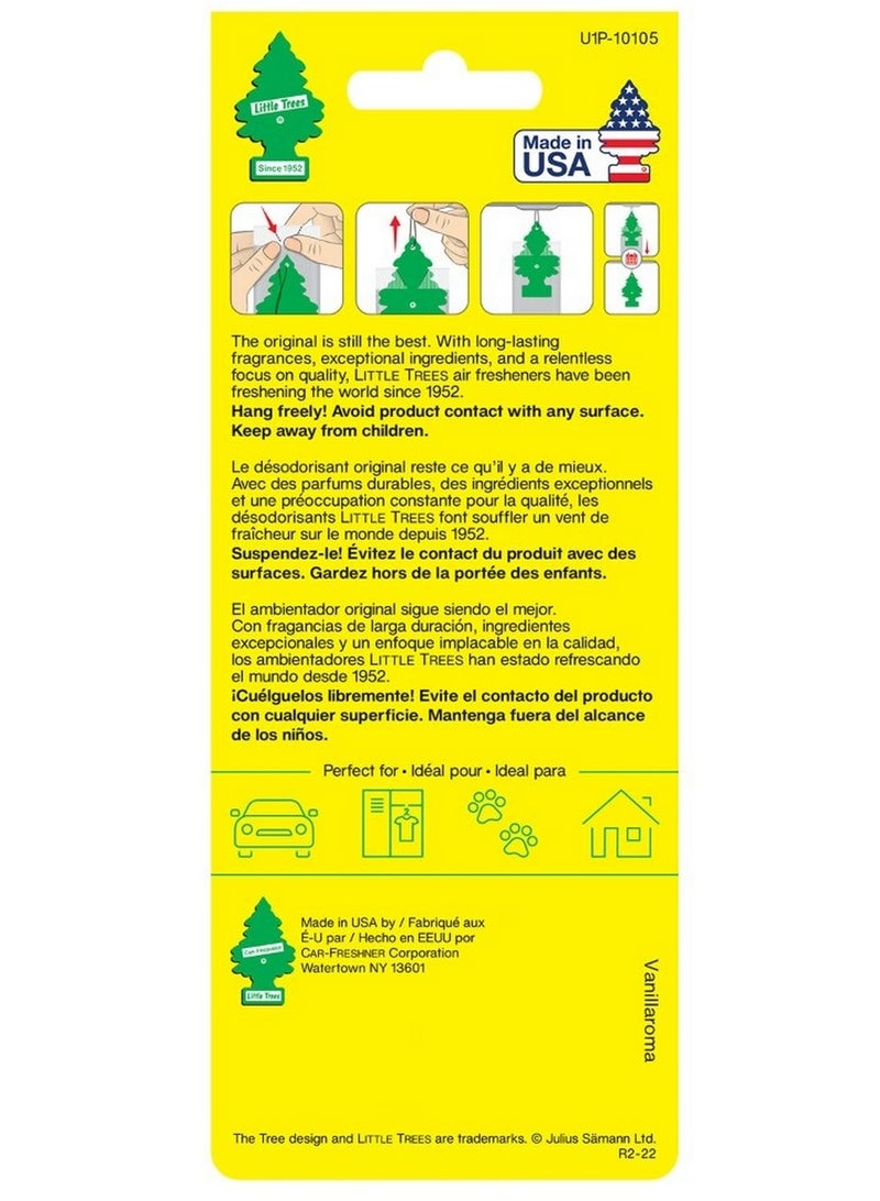 Little Trees Vanillaaroma Paper Flower Car Air Freshener - Image 3