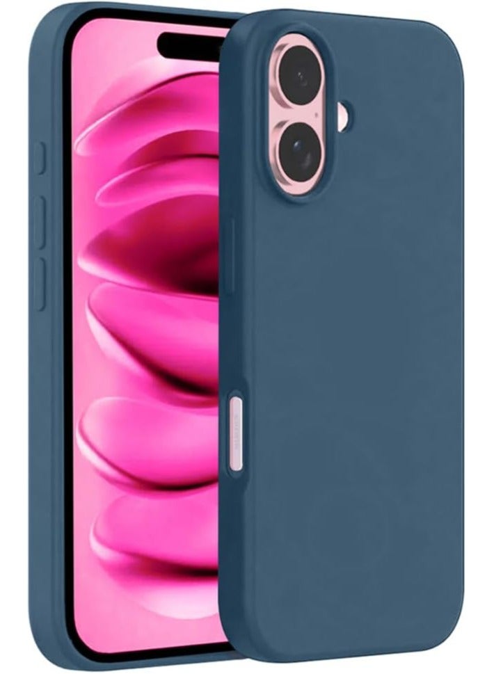 Liquid Silicone iPhone 16 Plus Case - Ultra Slim, Drop Protection, Soft Anti-Scratch Microfiber Lining (Model F) - Image 1