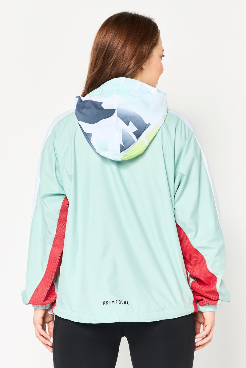 Adidas Women Sportwear Fit Brand Logo Long Sleeve Training Jacket, Multicolor - Image 4