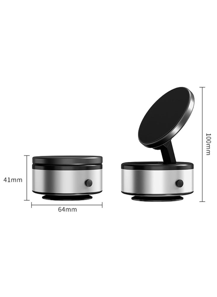 Generic - X10Q Vacuum Adsorption Car Dashboard Mounting Bracket Center Console Navigation Holder, Universal 360° Rotating Phone Mount for GPS, Smartphones, and Tablets Anti-Slip, Easy Installation - Image 1