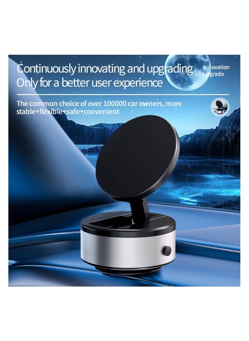 Generic - X10Q Vacuum Adsorption Car Dashboard Mounting Bracket Center Console Navigation Holder, Universal 360° Rotating Phone Mount for GPS, Smartphones, and Tablets Anti-Slip, Easy Installation - Image 1