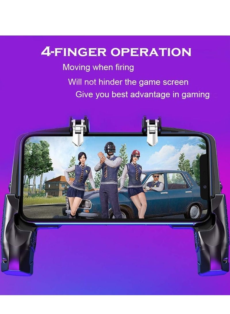 Mobile Game Controller for PUBG/Call of Duty/Fortnite,aim Trigger Fire Buttons L1R1 Shooter Sensitive Joystick,Gamepad for 4.7-6.5 inch iPhone & Android Phone - Image 4