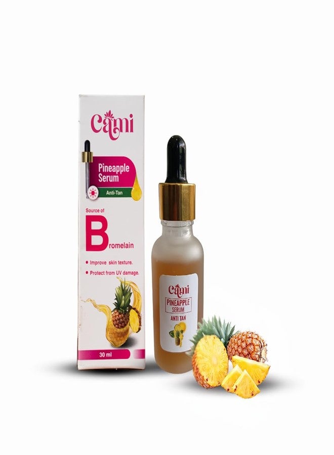 كا-مي سيروم كامي المضاد للاسمرار بخلاصة الأناناس، 30 مل، مع البروميلين لتفتيح البشرة وتحسين ملمسها. - Image 1