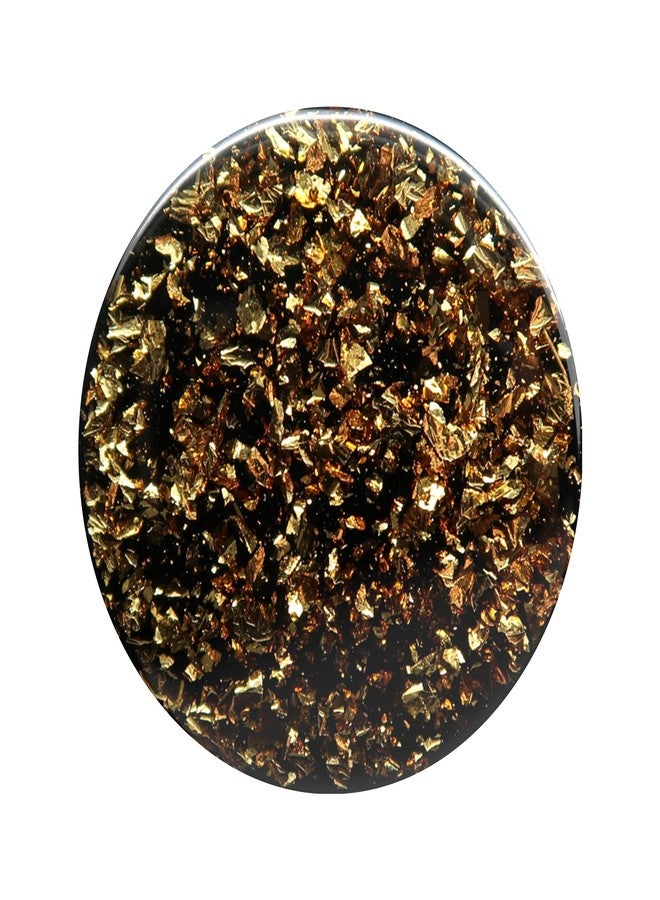 PopSockets: PopGrip Expanding Stand and Grip with a Swappable Top for Phones & Tablets - Foil Confetti Gold - Image 2