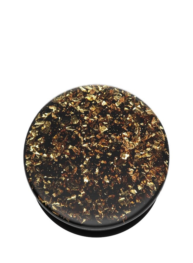 PopSockets: PopGrip Expanding Stand and Grip with a Swappable Top for Phones & Tablets - Foil Confetti Gold - Image 3