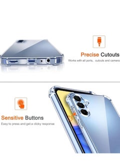 ten.tech Ten Tech Transparent cover with anti-shock corners made of heat-resistant polyurethane for Samsung Galaxy A15 4G / 5G – Transparent  - Image 2