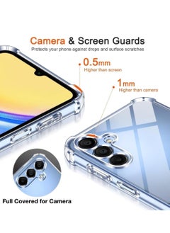 ten.tech Ten Tech Transparent cover with anti-shock corners made of heat-resistant polyurethane for Samsung Galaxy A15 4G / 5G – Transparent  - Image 4