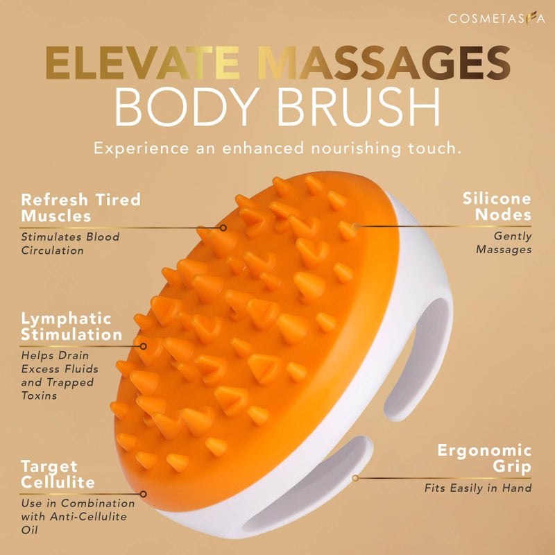 Cosmetasa Cellulite Massage Oil, Gel & Mitt - Natural Hot Cream Massage Gel, Oil & Massager - Firm, Tone, Tighten & Moisturize Skin. Soothes Muscles (8.8 oz.) - Image 5