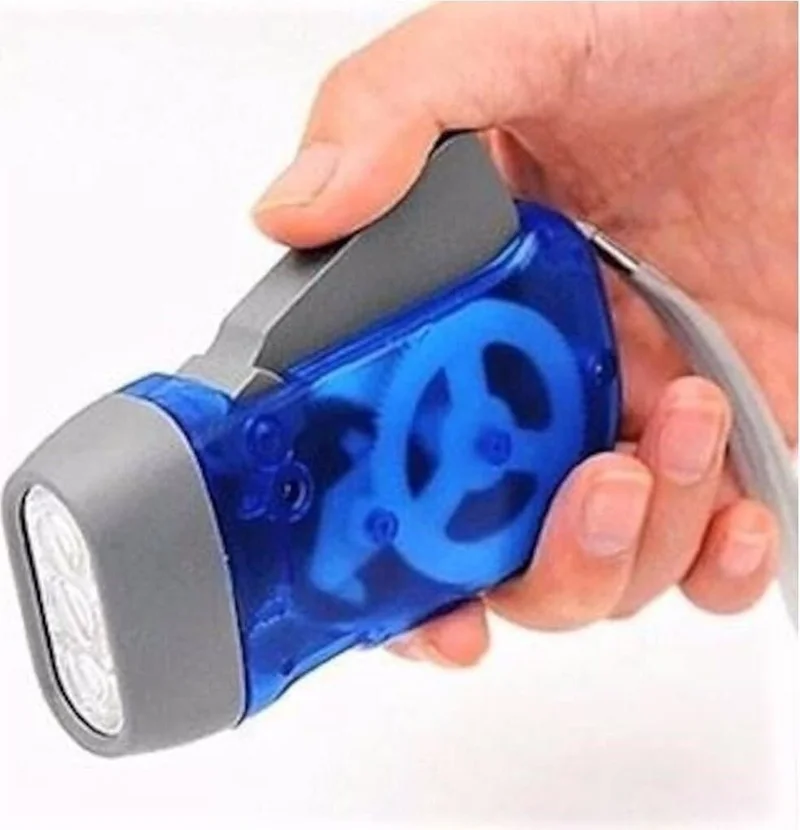 BarkoFix Earthquake Flashlight Piece Battery-Free Flashlight Self-Charging Dynamo Flashlight Camping Flashlight Vehicle Emergency Flashlight