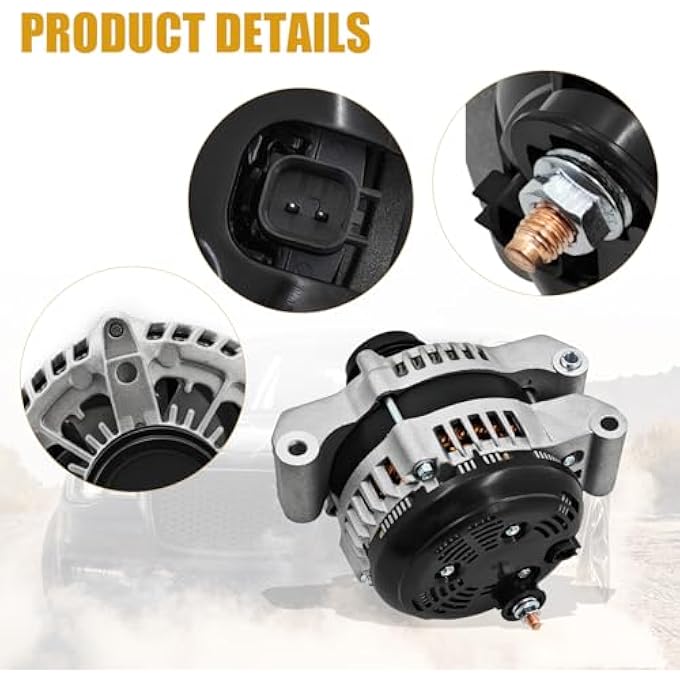 HonHuCo 04801779AG High Output 300 Amp 14V Alternator for Chrysler 300 Dodge Chalenger Charger Jeep 2011-2023 3.6L - Image 5