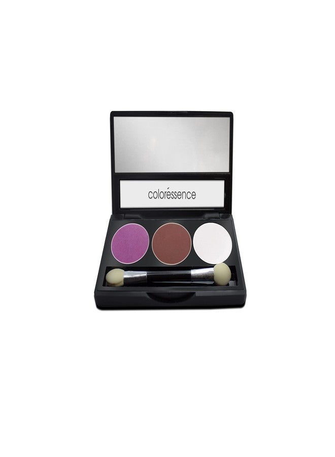 Coloressence Satin Eyeshadow Palette | Pearl Effect Eyeshades | One Swipe Application | Shimmer Effect|Amethyst-7.5gm - Image 3