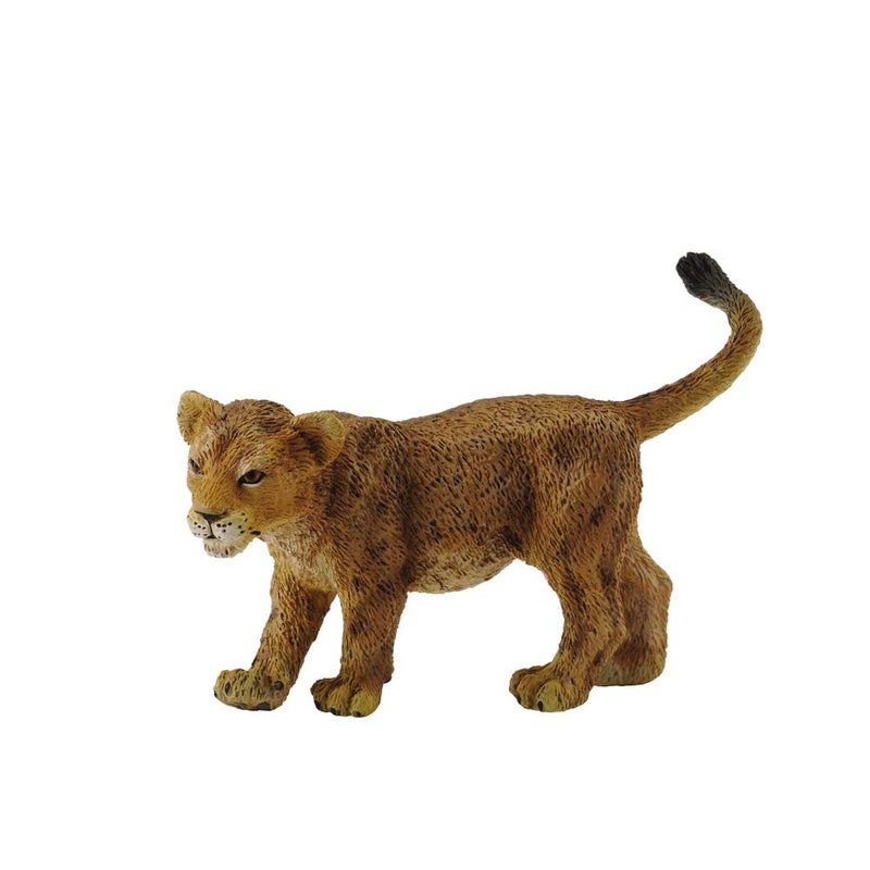 CollectA Wildlife Lion Cub (Walking) Miniature Toy Figure -