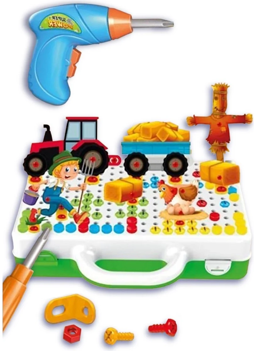 Smart Fox SmartFox Birlik Toy Farm Drill and Game Bag 340 Pieces