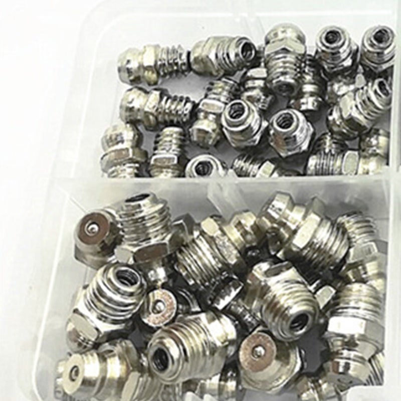 1 Set of Grease Fitting Accessories Lubricating Screw Nozzle Assorted Grease for Shop Store - Image 2