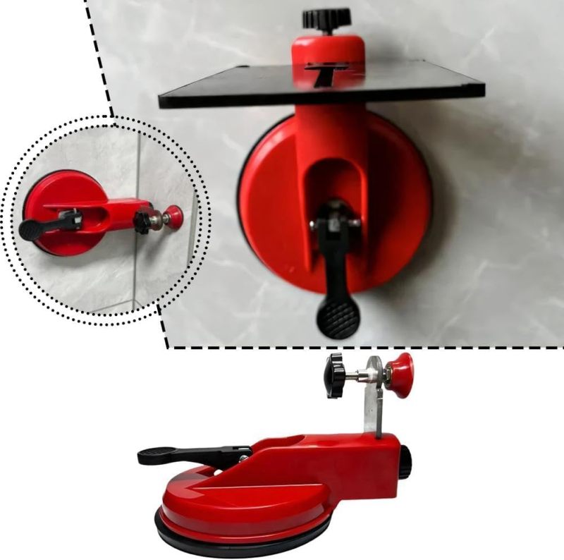 Suction Leveling Tool: 304 Stainless Steel Roll-Up Posts, Super Suction Power, Adjustable Knob - Rust-Resistant Deformation-Proof, Thickened Steel Plate for Tile Installation, Home Renovation & Precis - Image 5