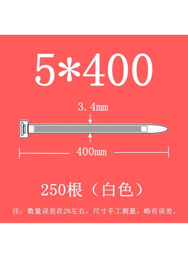 Bluejw - 华达自锁式尼龙扎带塑料卡扣强力捆绑固定带束线带黑色扎线带批发 - Image 1