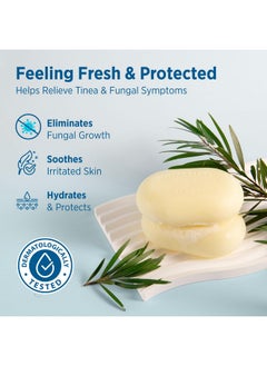 Roycederm Roycederm Tinea Versicolor Relief Soap: Tea Tree Oil & Sulfur Cleansing Bar, Soothes Irritation, Hydrates & Supports Skin Health  - Image 2