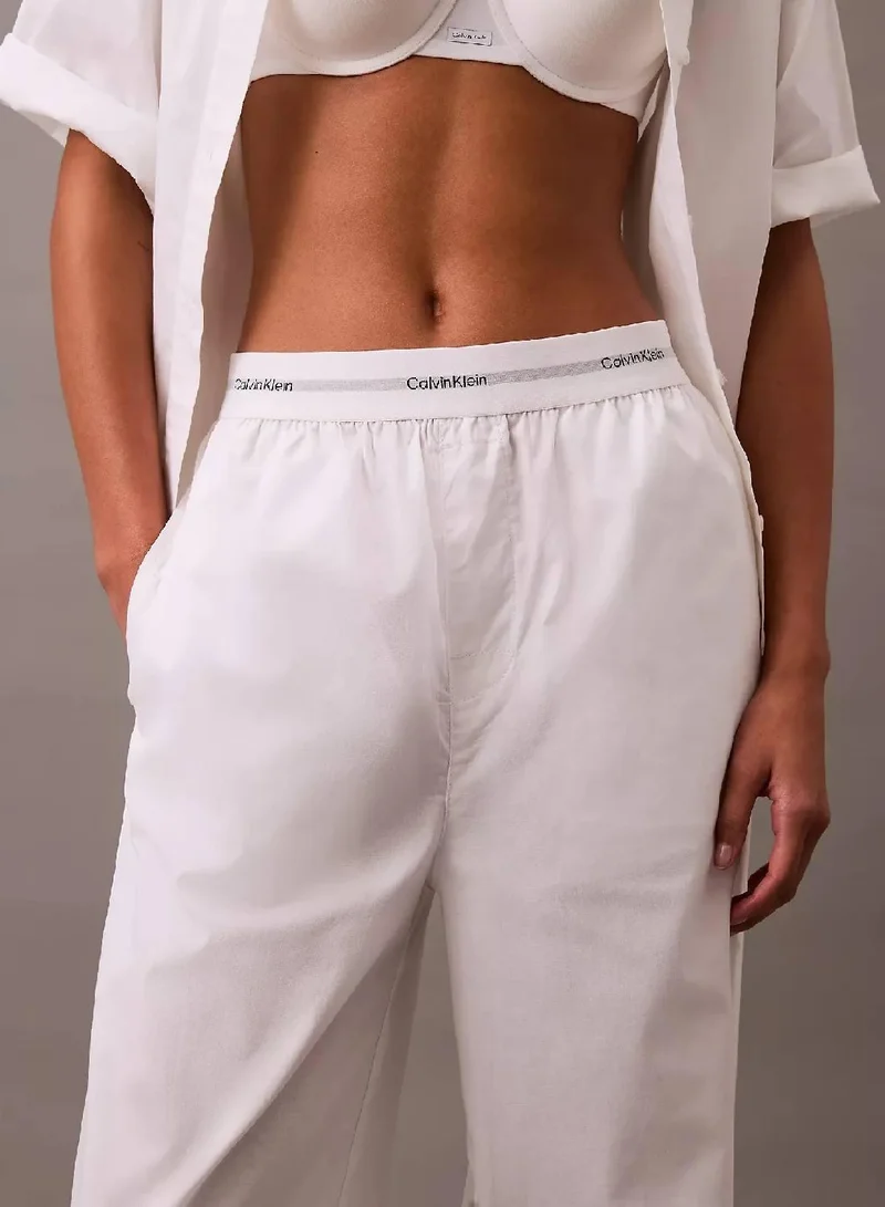 CALVIN KLEIN Cotton Poplin Pyjama Pants