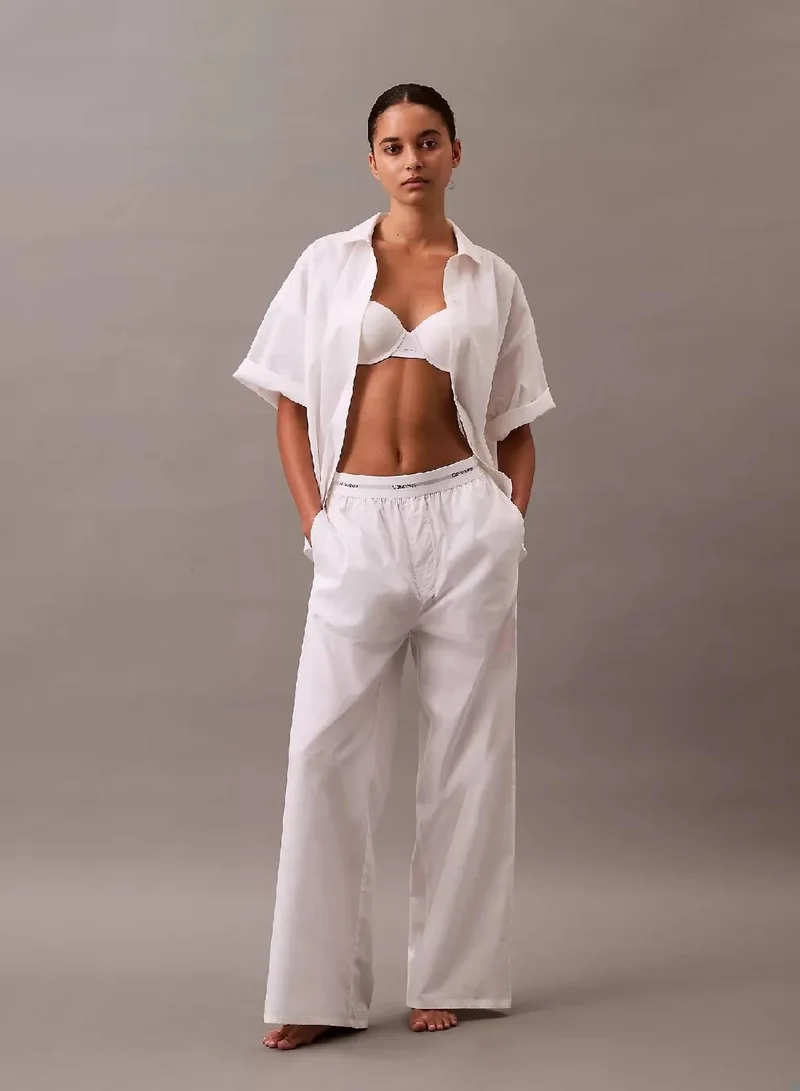 CALVIN KLEIN Cotton Poplin Pyjama Pants