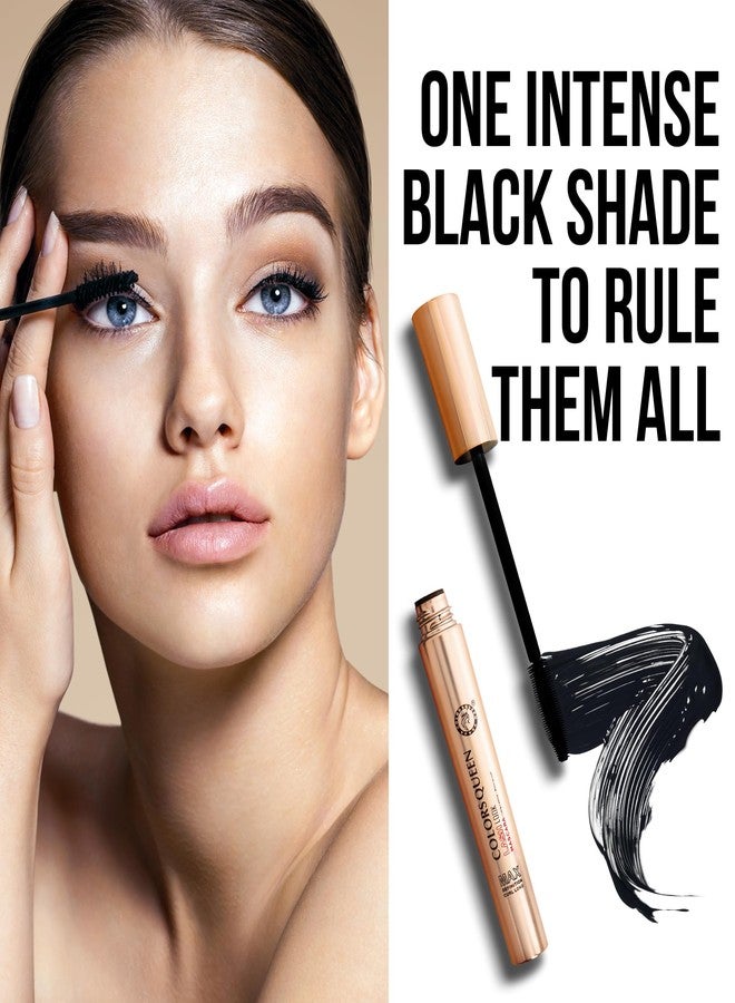 Colors Queen Lash Look Long Lasting Lengthening Mascara - 9ml - Black | Max Definition & Long Curl Lashes | Smudge Proof & Waterproof Mascara for Eye Makeup - Image 5
