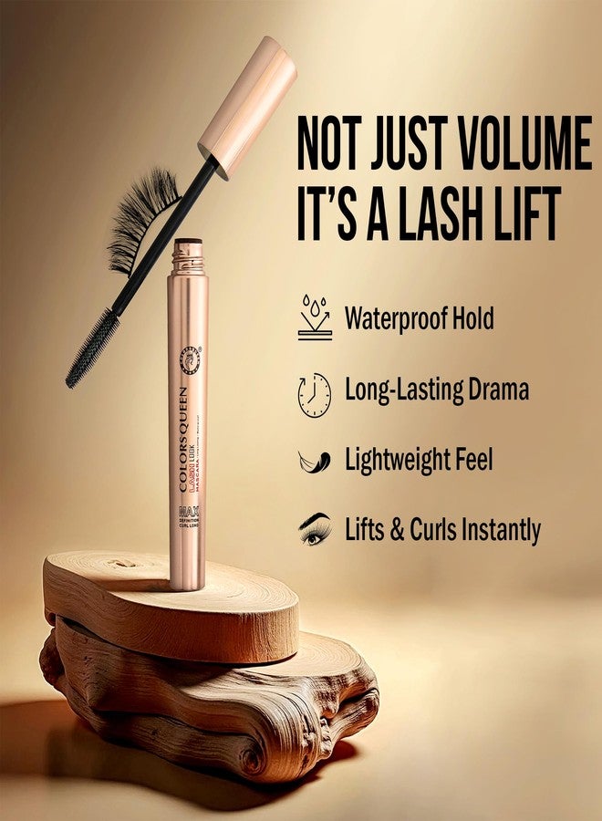Colors Queen Lash Look Long Lasting Lengthening Mascara - 9ml - Black | Max Definition & Long Curl Lashes | Smudge Proof & Waterproof Mascara for Eye Makeup - Image 2