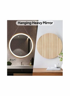 Y&D Adjustable Picture Hanging Wire, 2 Pcs Mirror Frame Kit 2m x1.5mm Heavy Duty Stainless Steel Wire Rope for Hardware, Light Lamp, Billboards, Basket Flowerpot Hold Up to 20kg  - Image 4