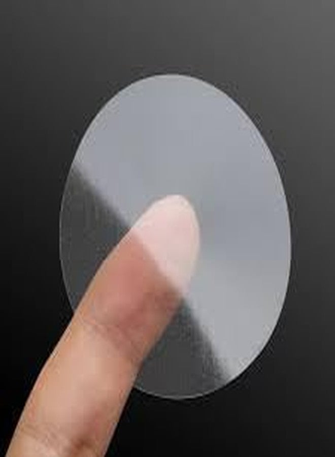Sehgal Store Round Clear Transparent Dot Stickers - 1.5 Inch for Package Seal Decoration Envelope Closure Clear Seal Labels Pack of (500) - Image 1