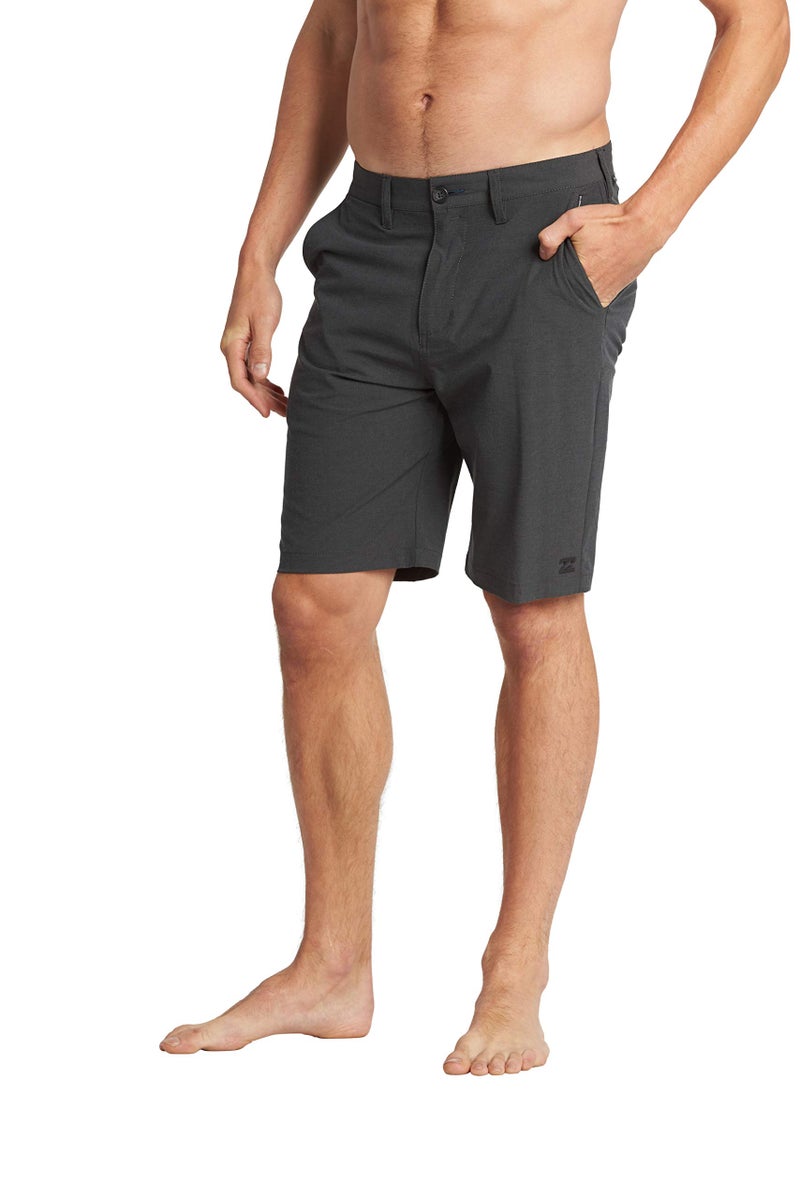 Billabong شورت بيلابونغ الكلاسيكي للرجال بمرونة 4 اتجاهات سريع الجفاف، 21 بوصة، أسفلت، 38 - Image 1