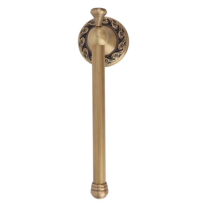 Brass Toilet Paper Holder Antique Vintage Wall Mount Tissue Roll Bar Bathroom Accessories - Image 2