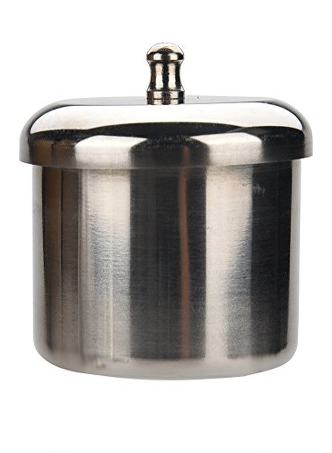 GOTOTOP 3Pcs Acrylic Nail Powder Container Stainless Steel Nail Art Mini Powder & Liquid Set Cans Storage Box Compact Manicure Tools 13.50 x 11.00 x 6.50cm - Image 4
