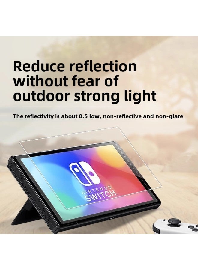 For Nintendo SwitcholedAR Film Anti-reflective Accessories HD Switch2 Game Handheld Protection NS2-Color:Switch (ar Anti-reflective Film) With Packaging + Cleaning Bag - Image 3